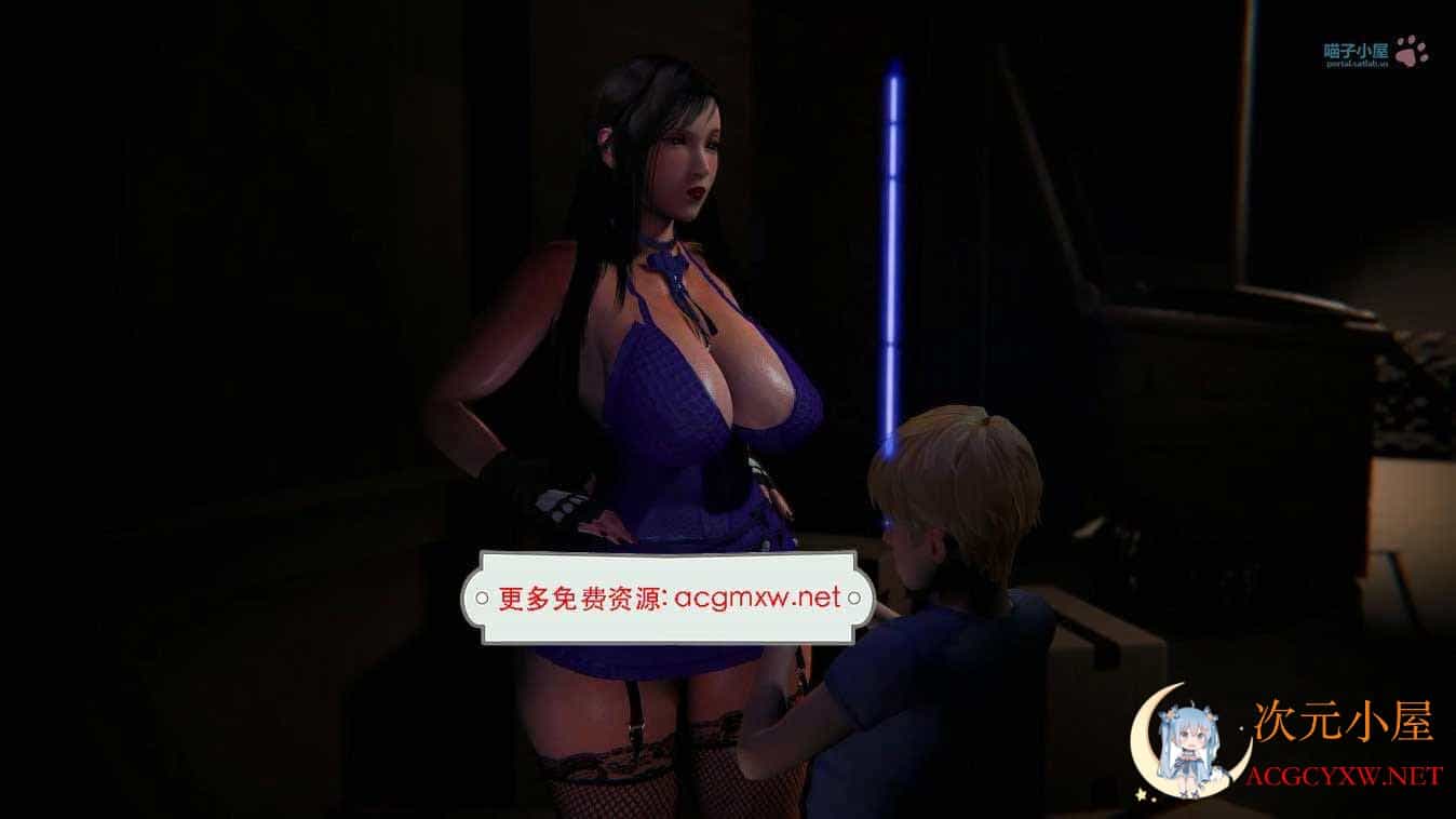 [3D同人/全动态]ZipLing大师 蒂法上街 1080HD双版本[12月新作/全CV/400M]  6411 次元小屋