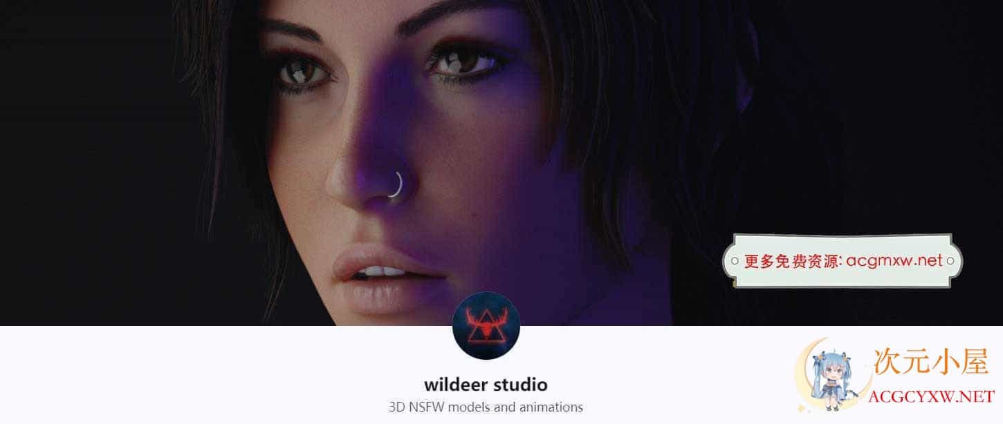 [3D极品/全动态]Wildeer 劳拉-怪物荣耀洞[1-3全]1080HD步兵版[新作/全CV/5.2G]  4540 次元小屋