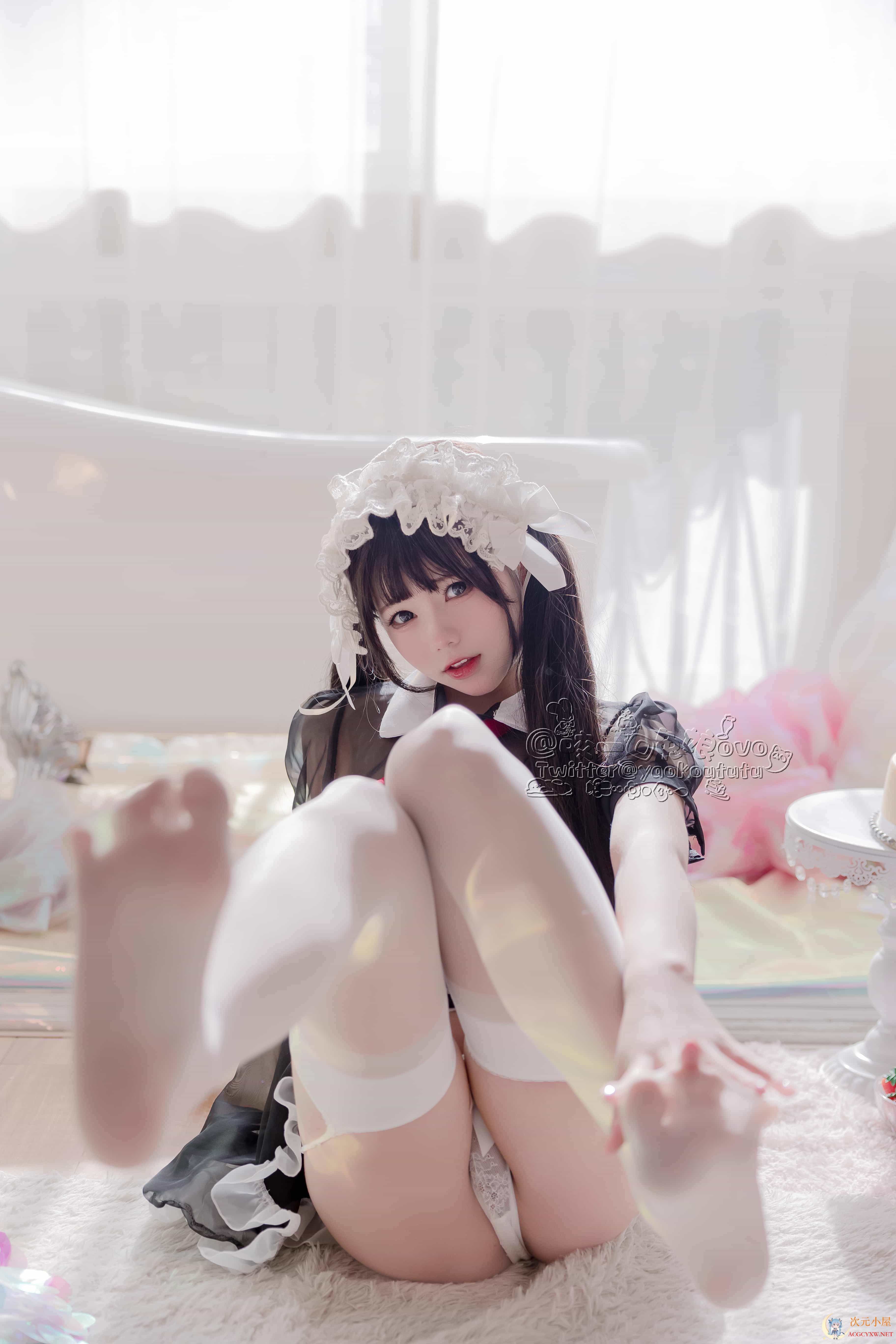 咬一口兔娘 黑白女仆[图包/58P/434MB]  4200 次元小屋